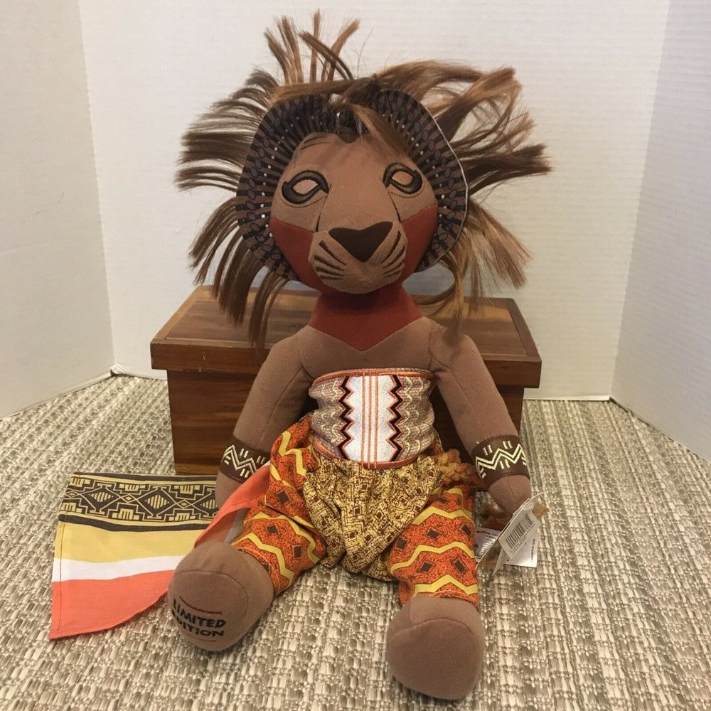 SIMBA The Lion King NEW Original Broadway Musical Limited‎ Edition Plush